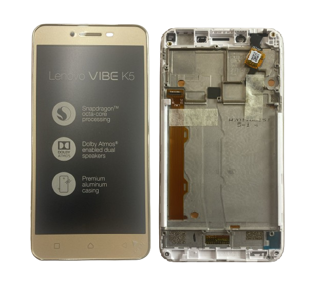 Lenovo K5 A6020 Lcd Ekran Çıtalı Full Servis Ekran - Görsel 2