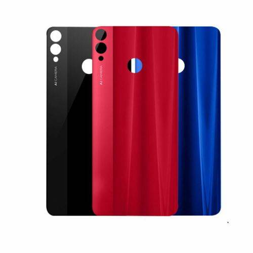 Huawei Honor 8X Arka Pil Batarya Kapak Cam Kırmızı