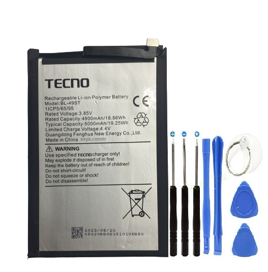 Tecno Camon 18 Pil Batarya ve Tamir Set Bl-49st 5000 mAh