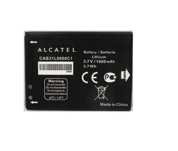 Alcatel OT-900 VF555 Pil Batarya CAB31L0000C1 1000mAh