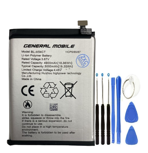 General Mobile GM24 Pro Pil Batarya BL-A54CT + Tamir Set