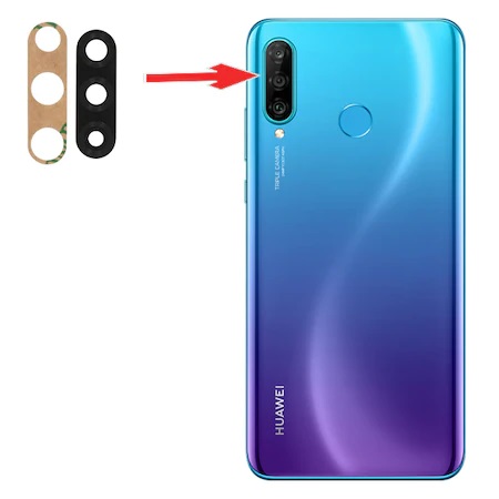 Huawei P30 Lite Kamera Lensi Camı MAR-LX1A