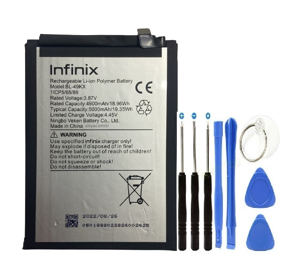 İnfinix Note 12 Pil Batarya + Tamir Set 5000 mAh BL-49KX
