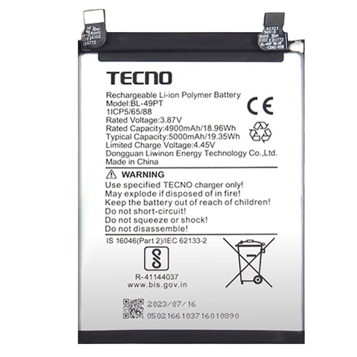 İnfinix Zero 30 Pil Batarya Bl-49PX(PT)+Tamir Seti