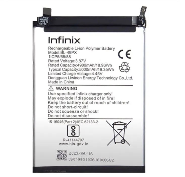 İnfinix Zero 30 5g Pil Batarya 5000 mAh