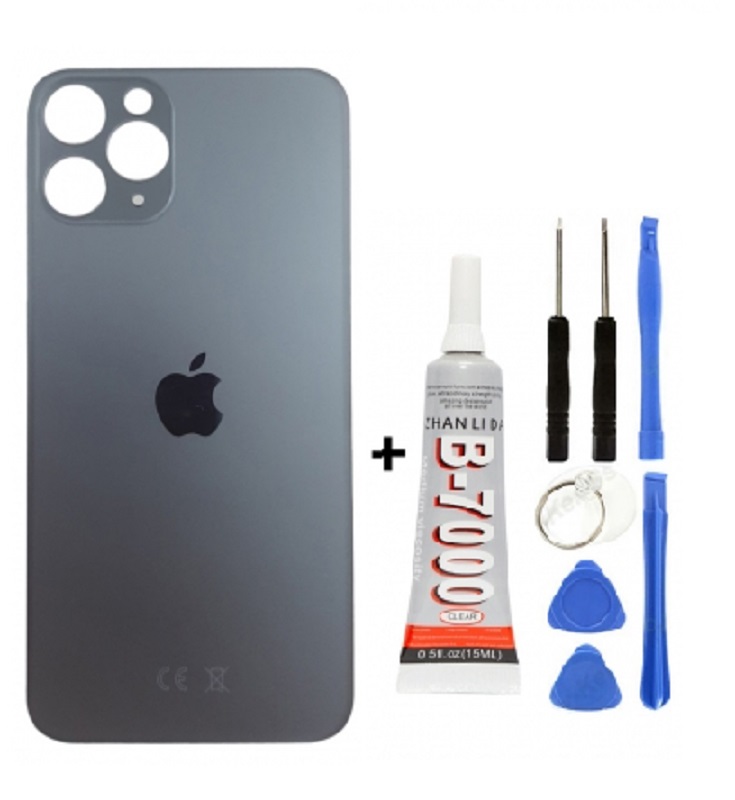 İphone 12 Pro Arka Kapak Cam +Yapıştırıcı B700 + Tamir Seti - Görsel 2