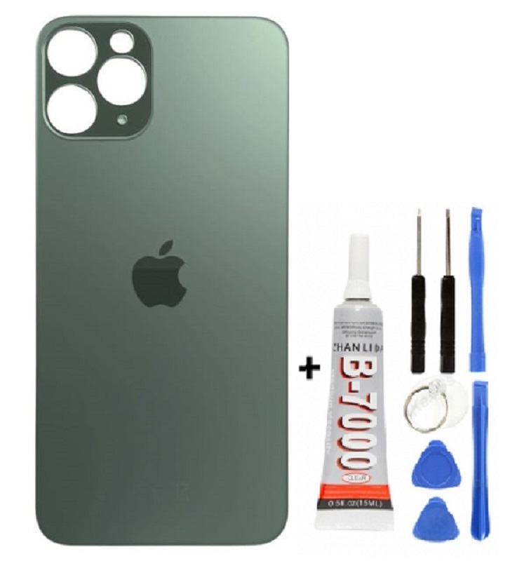 İphone 11 Pro Max Arka Kapak Cam +Yapıştırıcı B700 + Tamir Seti - Görsel 4