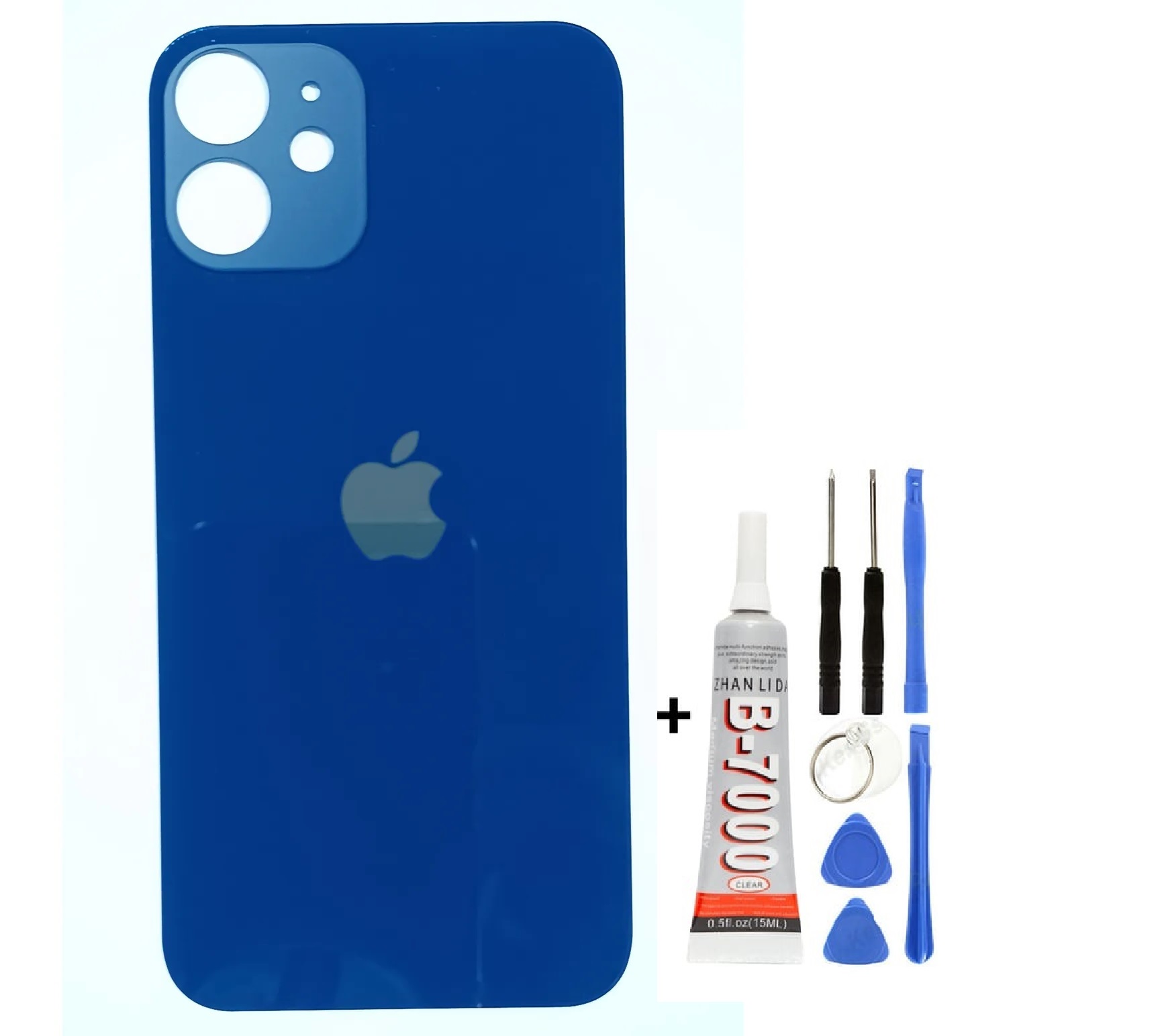 İphone 12 Arka Cam Kapağı + Yapıştırıcı + Tamir Set - Görsel 7