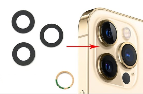 iPhone 12 Pro Max Uyumlu Kamera Lens Camı