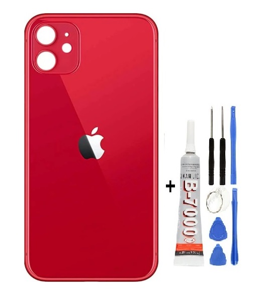 İphone 11 Arka Cam Batarya Pil Kapağı + Yapıştırıcı + Tamir Set - Görsel 6