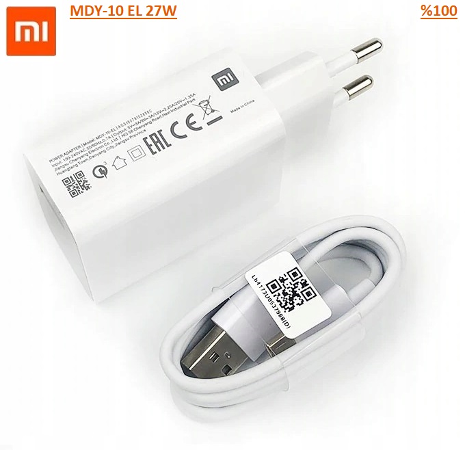 Xiaomi Note 10 Şarj Cihazı Aleti QC 3.0  MDY-10-EL 27W