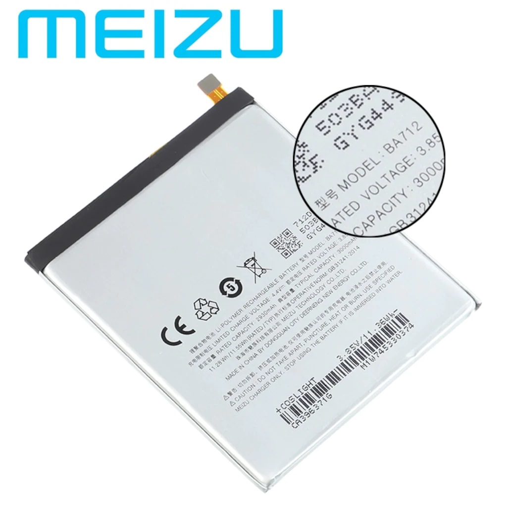 Meizu Meilan S6 M712C/M/Q Pil Batarya BA712