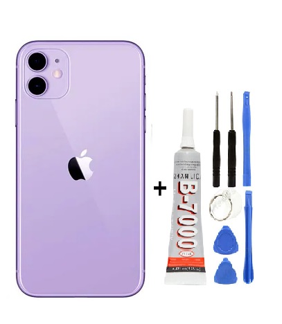 İphone 12 Arka Cam Kapağı + Yapıştırıcı + Tamir Set - Görsel 5