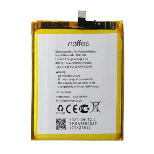 Neffos X1 Lite  Uyumlu Pil Batarya TP904A NBL-38A2500