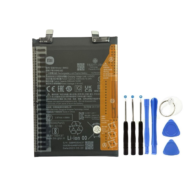 XİOAMİ K50i PİL BATARYA BM5G 5080 mAh+Tamir Set