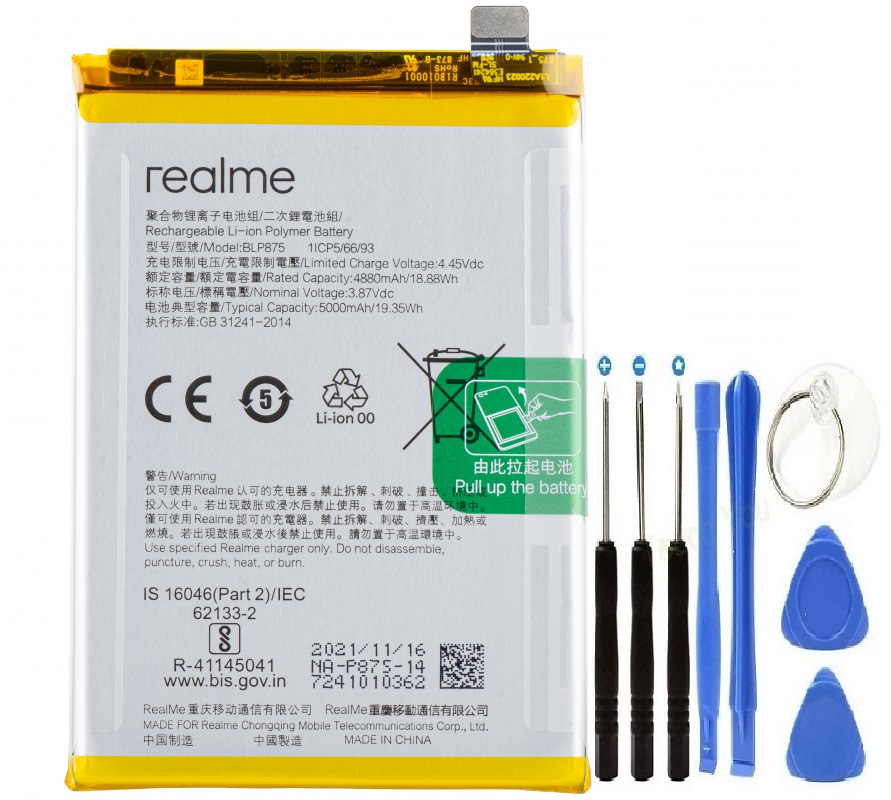 Realme C55 Pil Batarya+Tamir Set