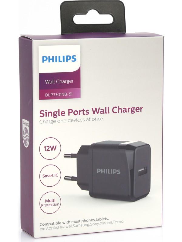 Philips DLP3301NB-51 12W 2.4A Şarj Adaptörü