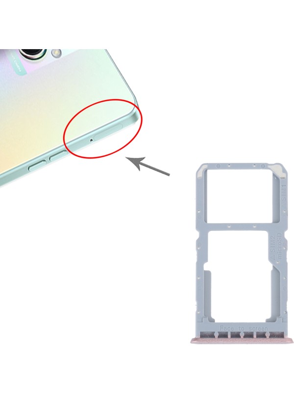 Oppo A96 Çin Sım + Sım / Mikro Sd Kart Tepsisi Için