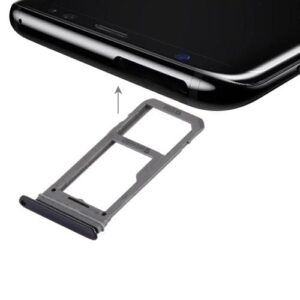 Samsung Galaxy S8+ Plus Sim Hafıza Kart Okuyucu - Siyah