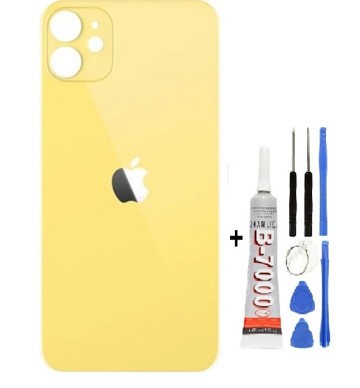 İphone 11 Arka Cam Batarya Pil Kapağı + Yapıştırıcı + Tamir Set - Görsel 5