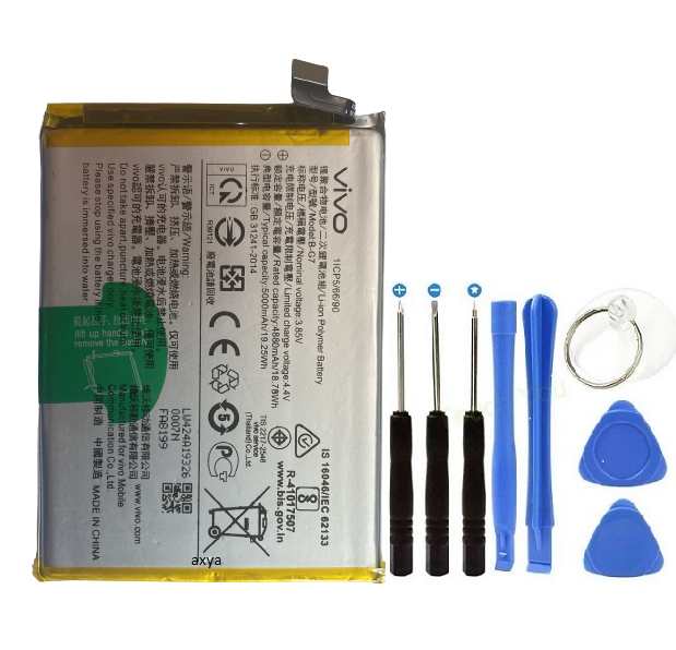 Axya Vivo Y11s Pil Batarya B-G7 ve Tamir Seti