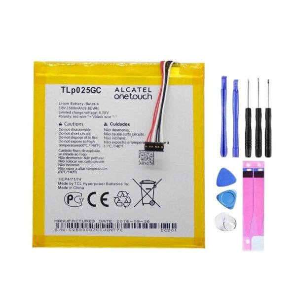 ALCATEL ONE TOUCH PİXİ 4.7 PİL BATARYA TLP025GC VE TAMİR SETİ - Görsel 2
