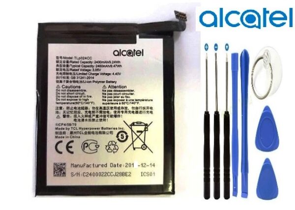 ALCATEL SHİNE LİTE 5080X PİL BATARYA VE TAMİR SETİ TLP024CC - Görsel 2