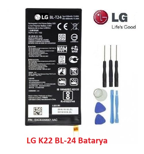 LG X Power K220 BL-T24 Batarya Pil ve Tamir Seti
