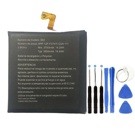 CAT S60 PİL BATARYA 3800 mAh+Tamir Seti
