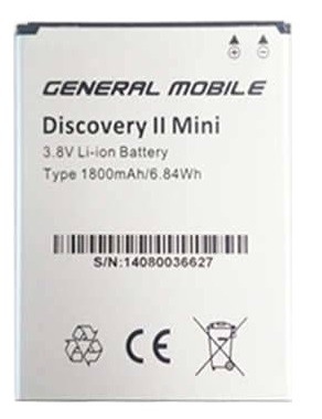 General Mobile Discovery 2 Mini Pil Batarya