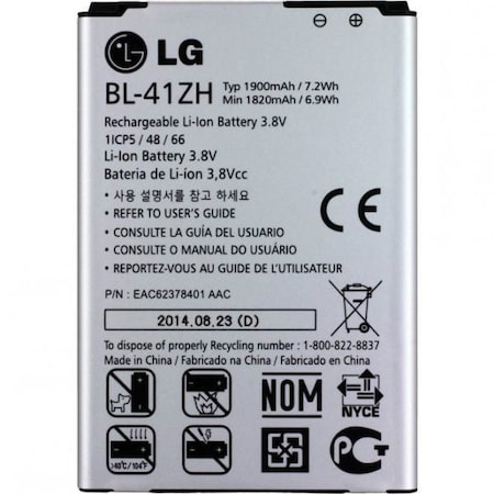 Lg L Fino / Lg Leon Batarya Pil  D290 BL-41ZH
