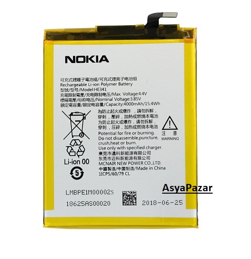 Nokia 2.1  Pil Batarya ve Tamir Seti HE341 Ta-1029-4000 mAh