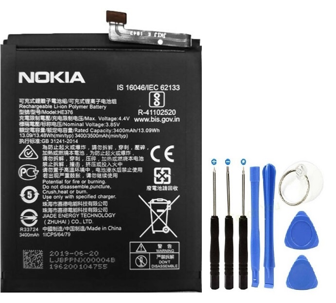 Nokia 3.1 Plus Pil Batarya HE376 + Tamir Seti
