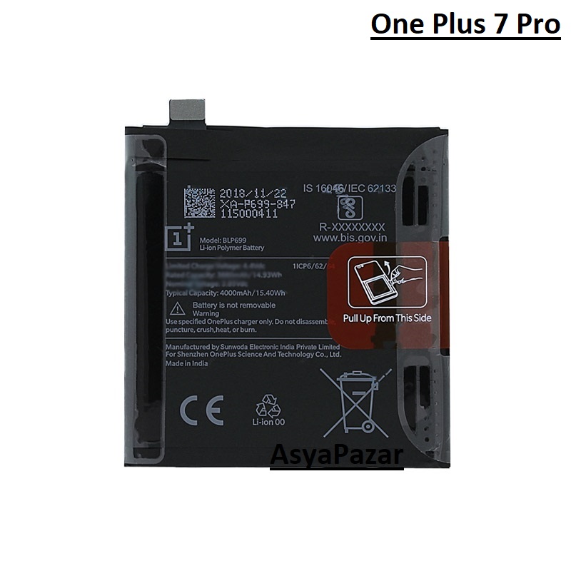 OnePlus 7 Pro Pil Batarya GM1910 BLP699