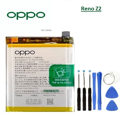 Oppo Reno Z2 Pil Batarya BLP737 + Tamir Seti