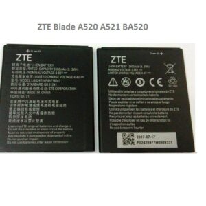 ZTE Blade A520 A521 BA520 Batarya Pil Li3824T44P4h716043 2400 mAh