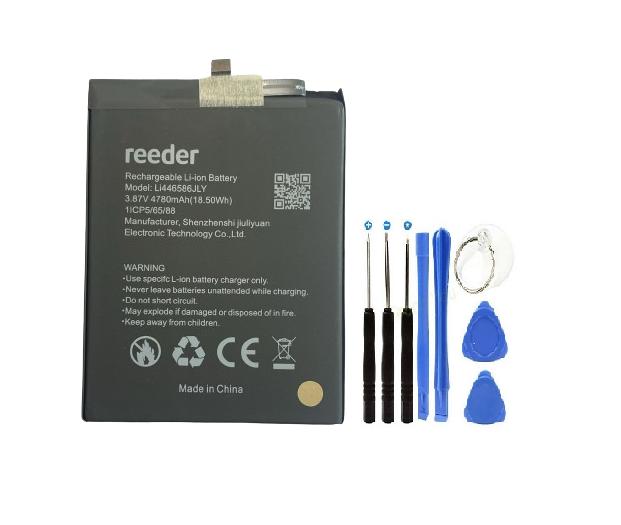 REEDER P13 BLUE PLUS 2022 PİL BATARYA 4780 mAh + Tamir Set