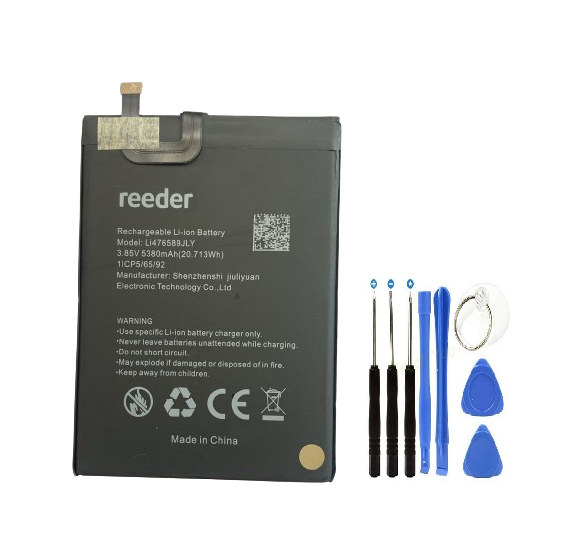 REEDER P13 BLUE LI476589JLY  PİL BATARYA 4780 mAh + Tamir Set