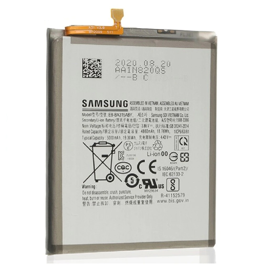Samsung A31 SM-A315  Pil Batarya EB-BA315ABY 4860 mAh