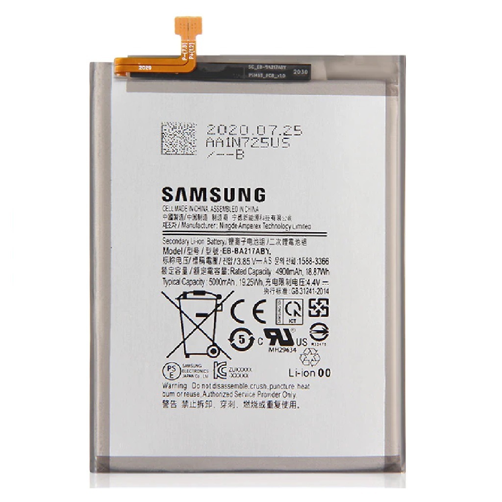 Samsung Galaxy A12 Pil Batarya BA217ABY 5000 mAh