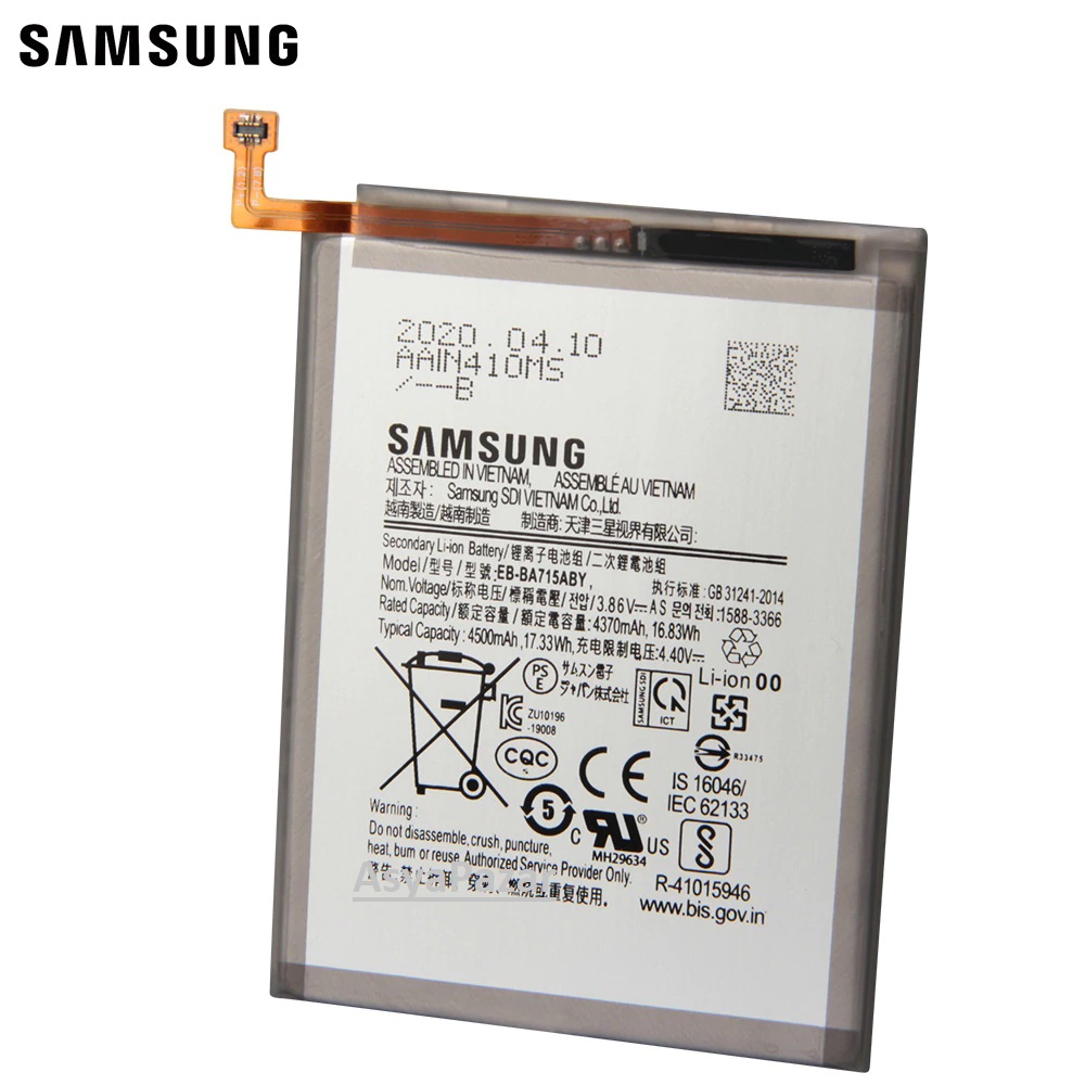 Samsung A51 SM-A515F Pil Batarya EB-BA515ABY