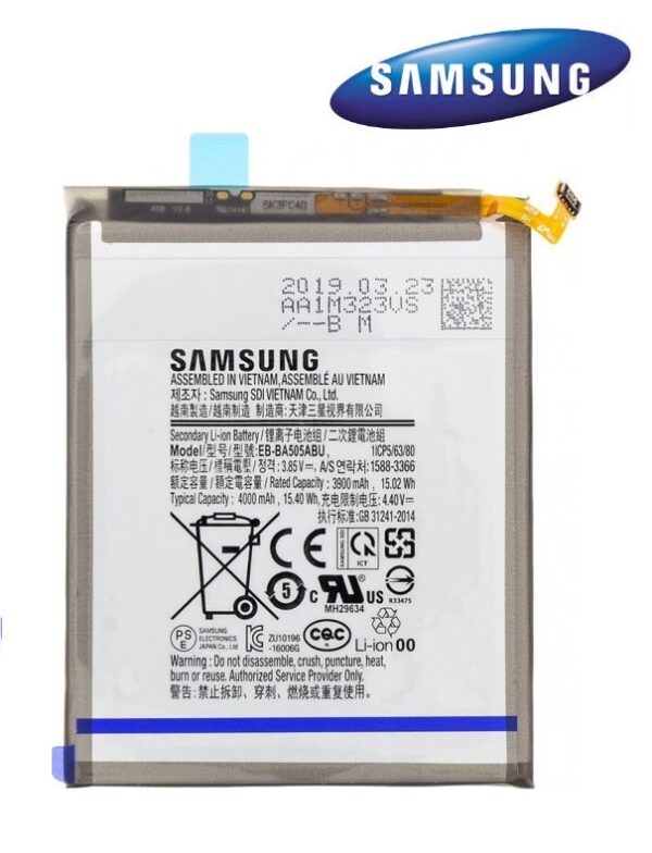 Samsung A30-A50 EB-BA505ABU Batarya Pil - Görsel 2
