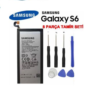 Samsung S6 Pil Batarya ve Tamir Seti EB-BG920ABE