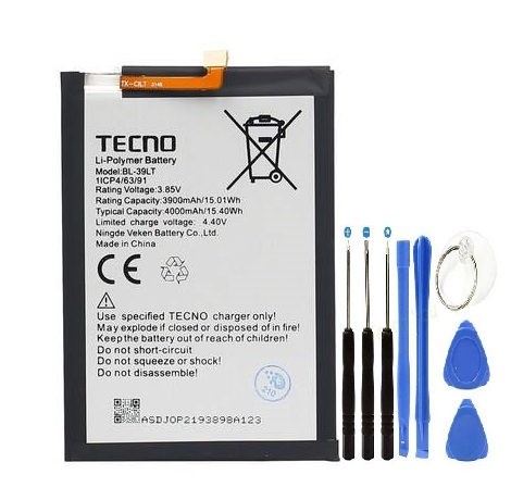 Tecno Camon 12 Air Pil Batarya BL-39LT+Tamir Seti