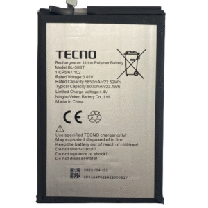 TECNO SPARK 6 AİR PİL BATARYA BL-58BT