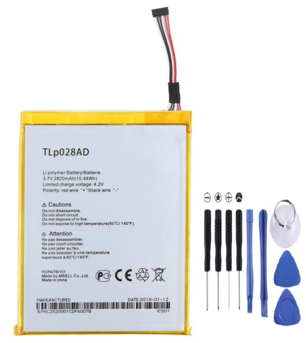 ALCATEL PİXİ 7 PİL BATARYA OT-9600W TLPO28AD+TAMİR SET