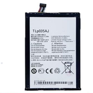 Alcatel One Touch N1 MAX TCL-M823 TLp035AJ-TLp035A1 Pil Batarya