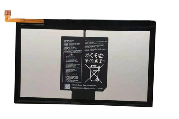 TCL Nxtpaper Tablet Pil Batarya TLp078A1 3.85V 8000mAh