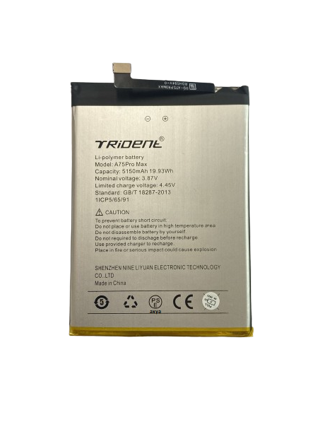 Trident A75 Pro Max Pil Batarya 5150 mAh