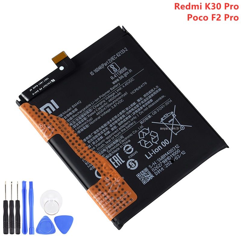 Axya Xiaomi Mİ F2 Pro Pil Batraya BM4Q 4700 mAh